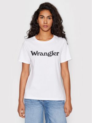 Marškinėliai Wrangler balta