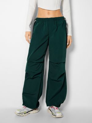 Панталон Bershka зелено