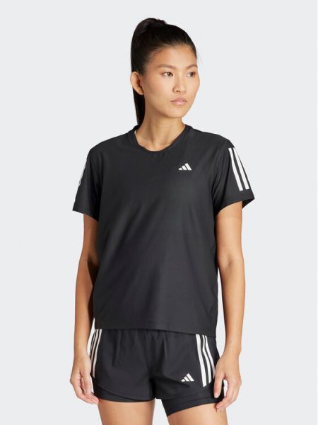 Priliehavé športové tričko Adidas čierna
