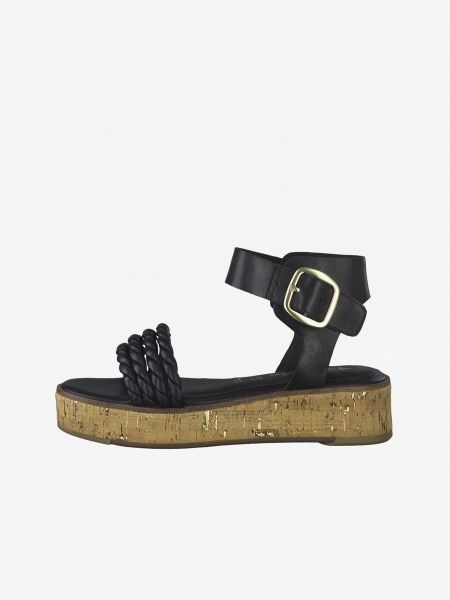 Kožené kožené sandále Tamaris