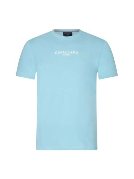 T-shirt Cavallaro blau