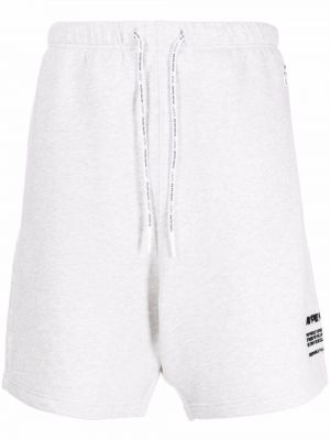 Shorts de sport brodeés Aape By *a Bathing Ape® gris