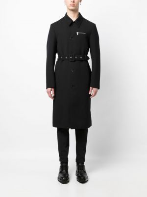 Vlněný kabát Raf Simons černý