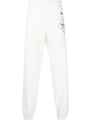 Spodnie sportowe z nadrukiem Wales Bonner białe