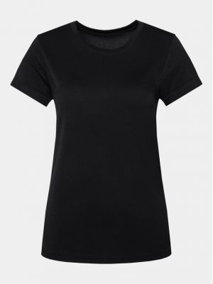 T-shirt in maglia Athlecia nero