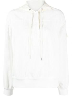 Cord hoodie Moncler weiß