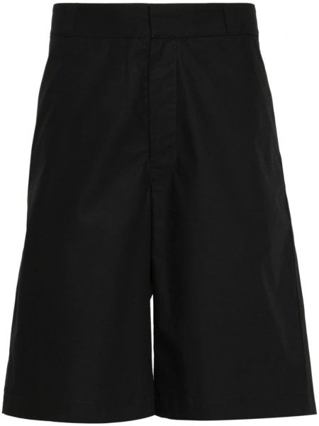 Pamučne bermuda kratke hlače Modes Garments crna