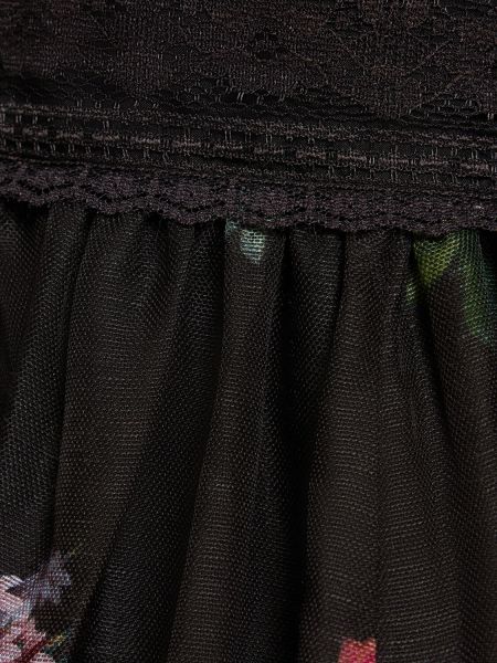 Robe mi-longue en lin en soie à col v Zimmermann noir