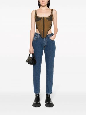 Skinny jeans mit print Vivienne Westwood blau