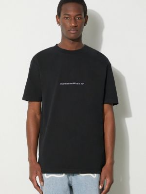 Bavlněné tričko s aplikacemi Marcelo Burlon černé