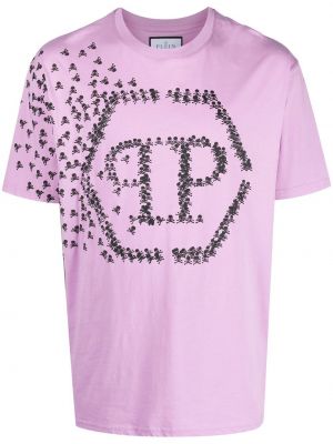 T-shirt Philipp Plein lila