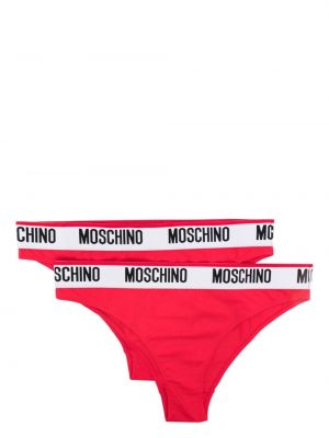 Brazilian panties Moschino rot