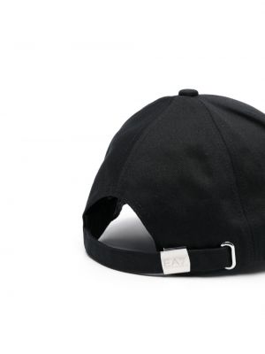 Raštuotas kepurė su snapeliu Ea7 Emporio Armani juoda