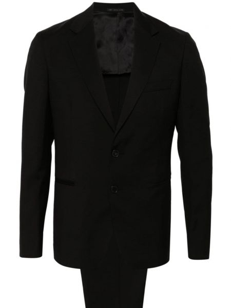 Vlnený oblek Low Brand čierna