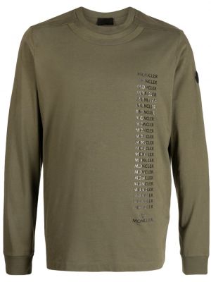 Sweatshirt aus baumwoll mit print Moncler
