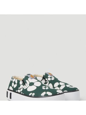 Zapatillas de flores Marni verde