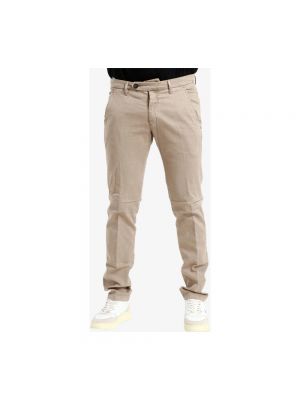 Pantalones chinos de algodón Roy Roger's marrón