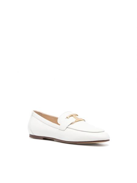 Loafers Tod's białe