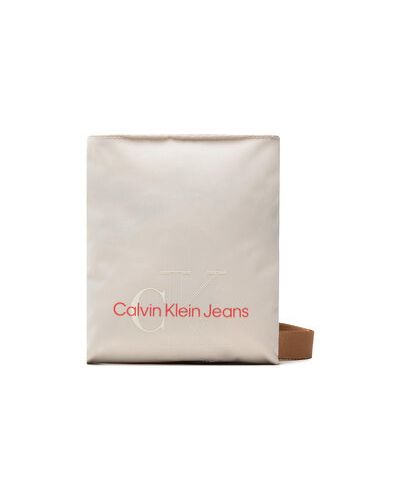 Geantă Calvin Klein Jeans bej