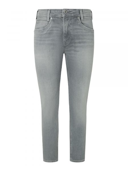 Zúžené džínsy Pepe Jeans sivá