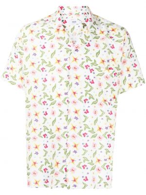 Krekls ar ziediem ar apdruku Arrels Barcelona balts
