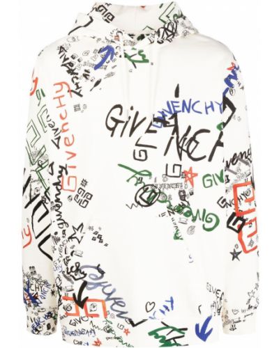 Суичър с качулка с принт Givenchy