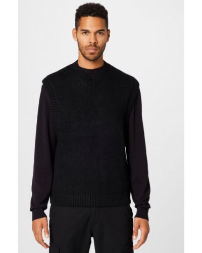 Ujjatlan pulóver Weekday fekete
