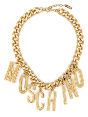 Ogrlica Moschino zlatna