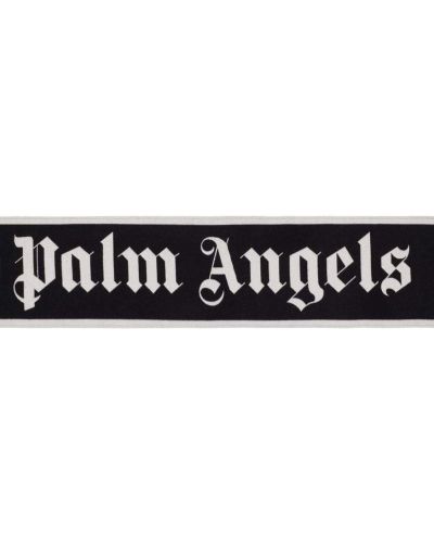 Vlněný šál Palm Angels černý