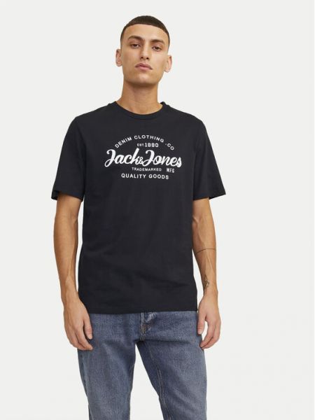 Priliehavé tričko Jack&jones čierna