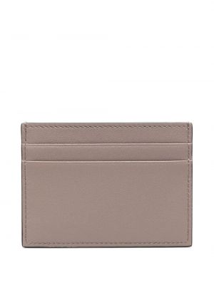 Kožená peněženka Valentino Garavani šedá