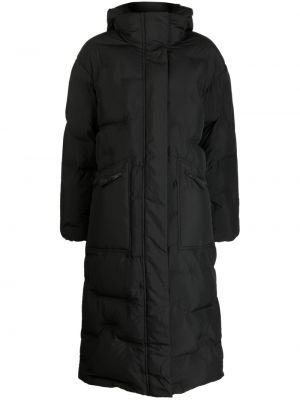 Oversized παλτό Ganni μαύρο