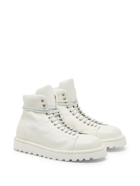Ankle boots en cuir Marsèll blanc