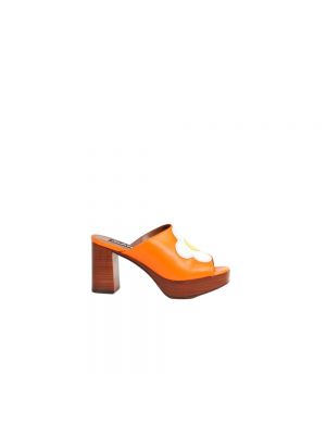 Chaussures de ville à talons Carel orange