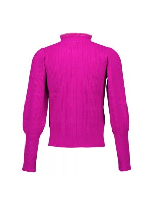 Jersey cuello alto de tela jersey Suncoo rosa