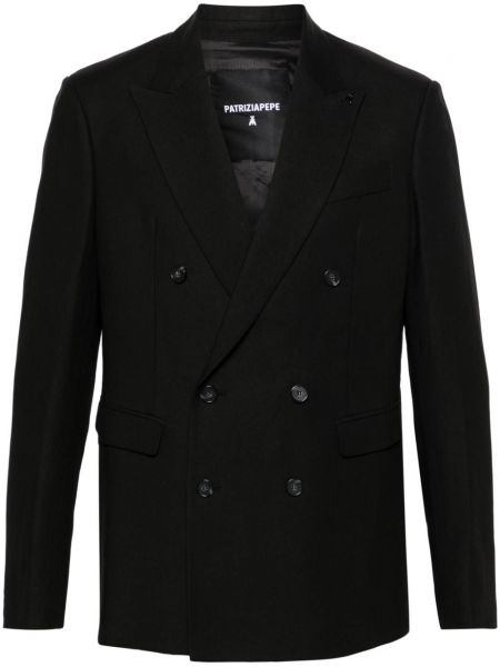 Langer blazer Patrizia Pepe schwarz