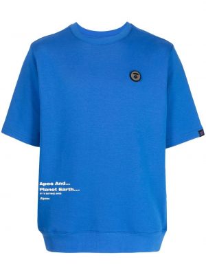 T-shirt Aape By *a Bathing Ape® blå