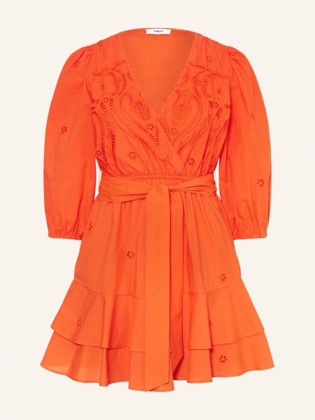 Sukienka koronkowa Suncoo pomarańczowa