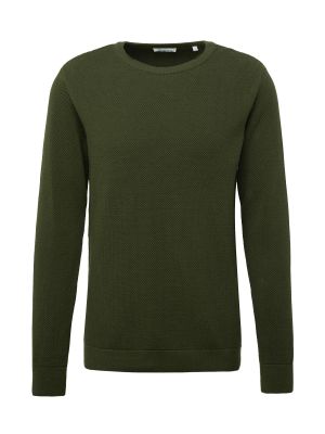 Пуловер Knowledgecotton Apparel зелено
