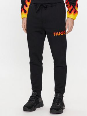 Pantaloni tuta Hugo nero