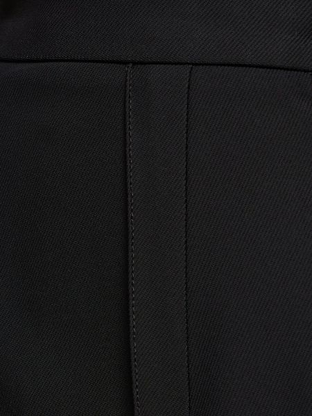 Krepové kalhoty Magda Butrym černé