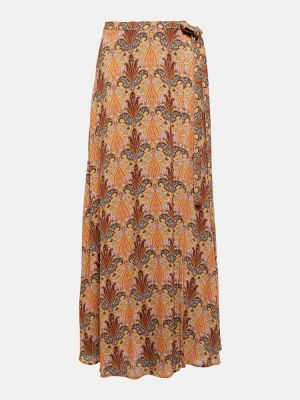 Długa spódnica z wzorem paisley Etro