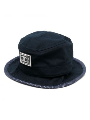 Kepurė Chanel Pre-owned mėlyna