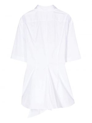 Koszula sznurowana koronkowa Aspesi biała