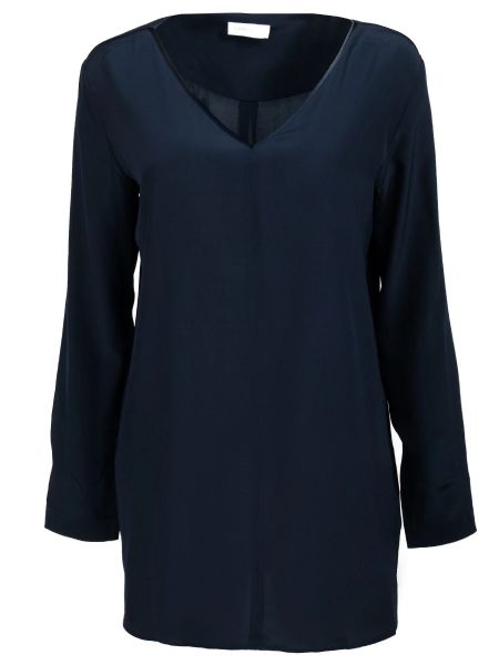 Шелковая блузка Gran Sasso синяя