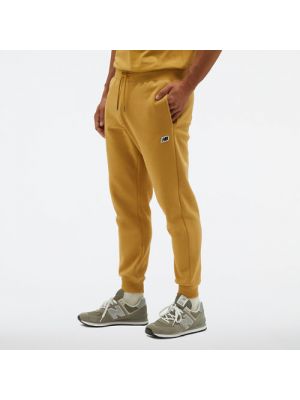 Hose aus baumwoll New Balance gelb