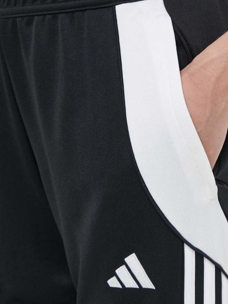 Спортивні штани з аплікацією Adidas Performance чорні