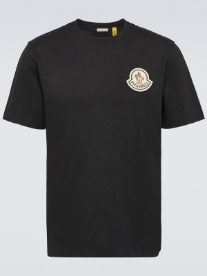 T-shirt en coton Moncler Genius noir