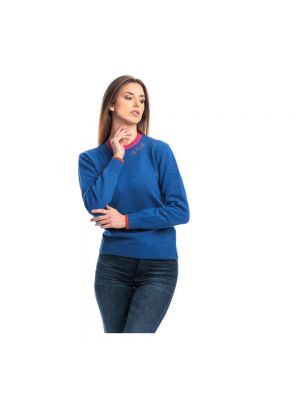 Jersey de tela jersey de cuello redondo Mc2 Saint Barth azul
