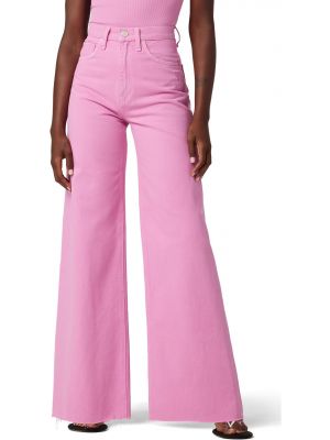 Джинсы с высокой талией Hudson Jeans розовые